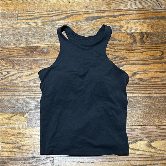 all in motion Tops - New without tag -Black High-Neck Racerback Tank Top inserts/lightly padded